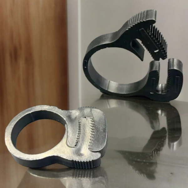 Хомут силовой пластиковый для соединения элементов круглой формы «Клип-Трек» («Clip-Track»)﻿ Ø18-15